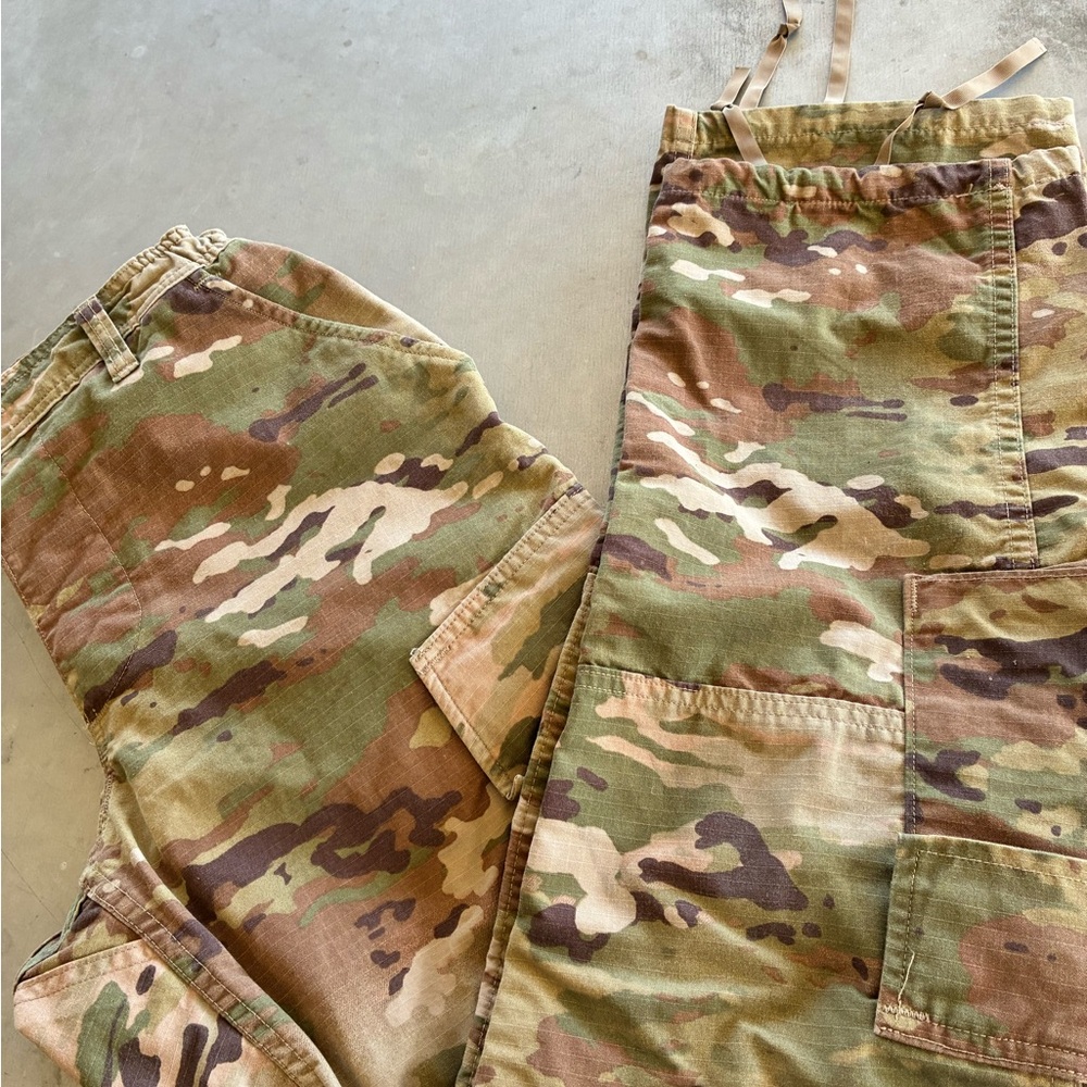 Camouflage Cargo Pants SZ 28 - Picture 3 of 11